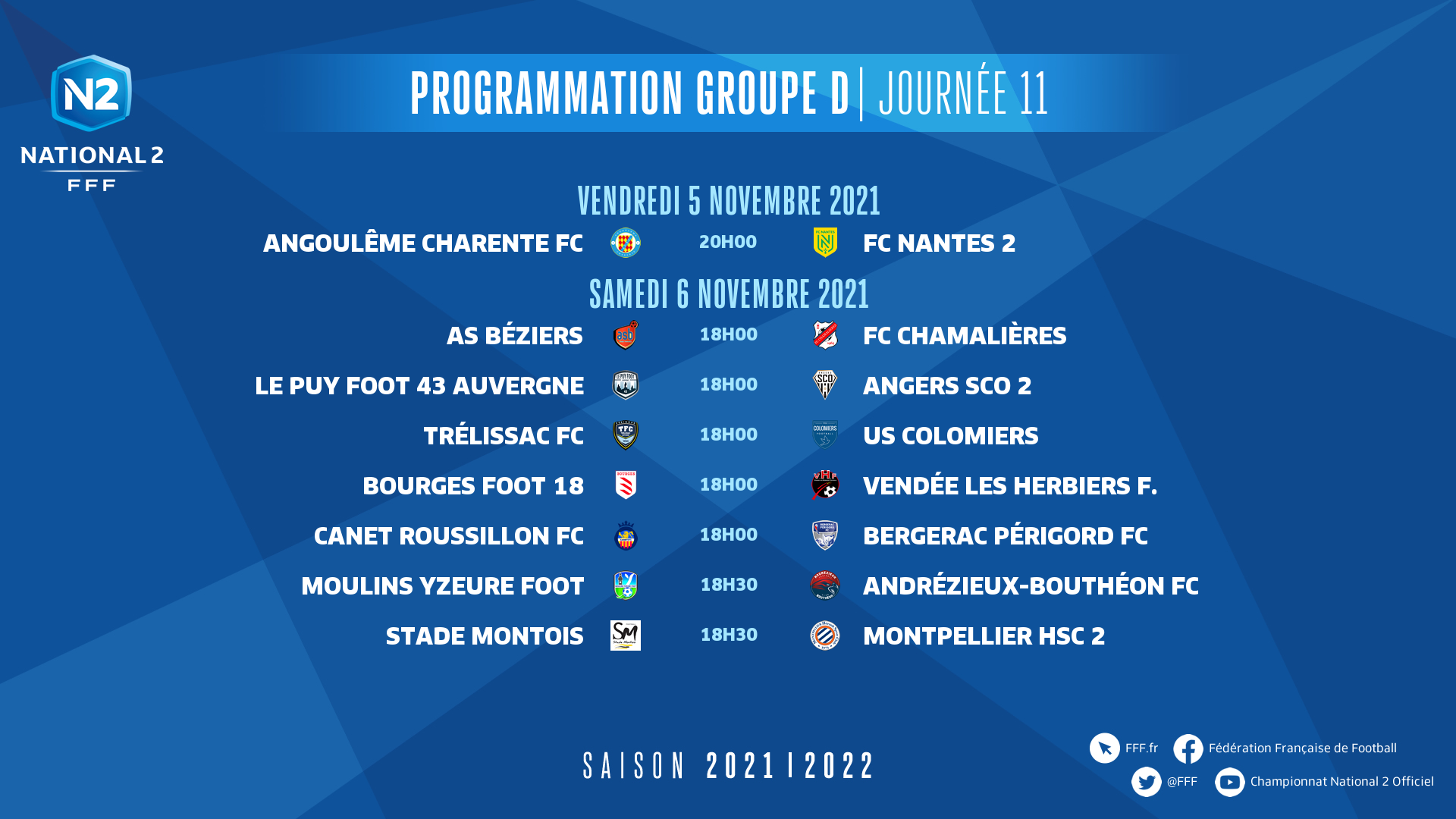 resultat foot du jour