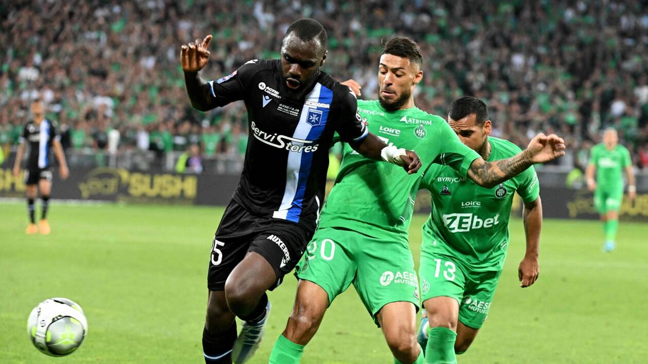 auxerre saint etienne foot