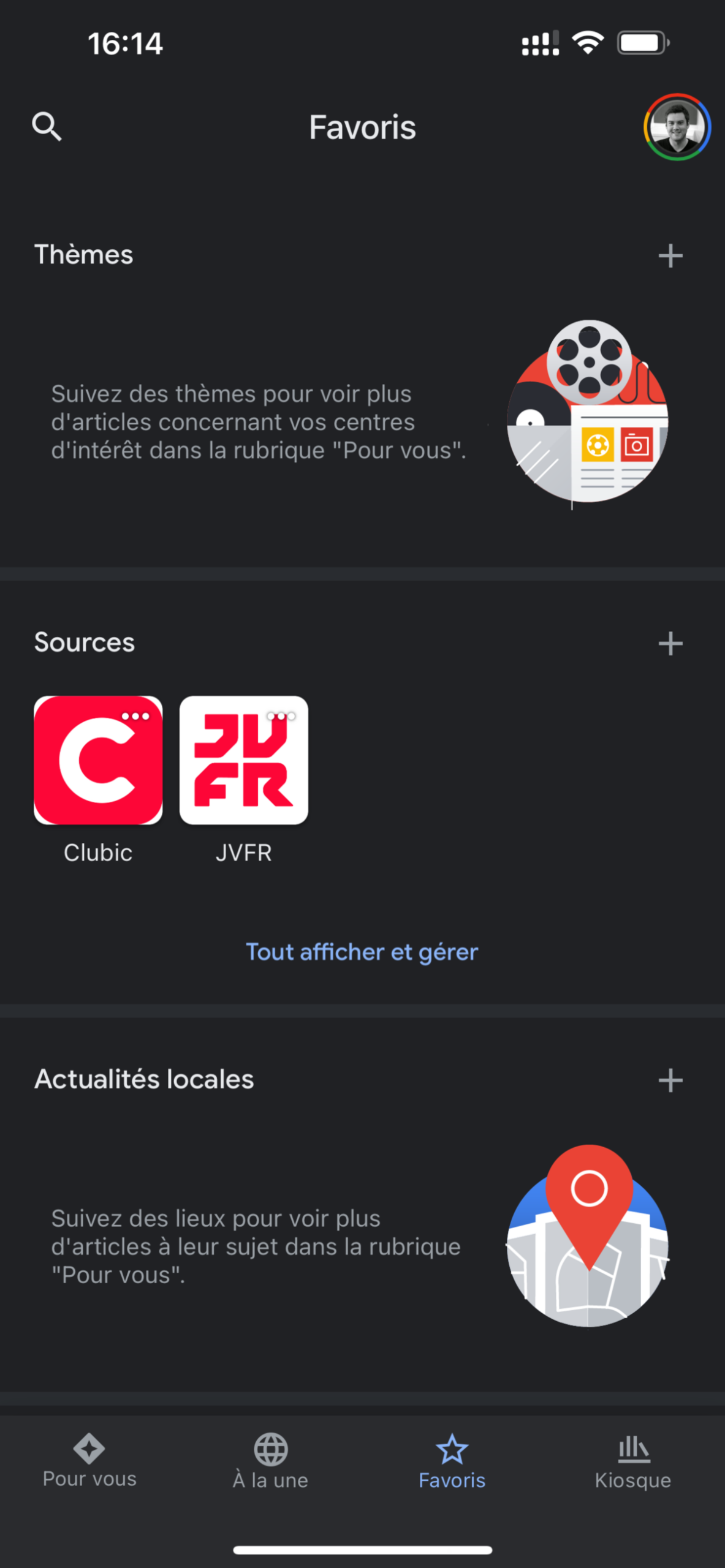 google actualités locales